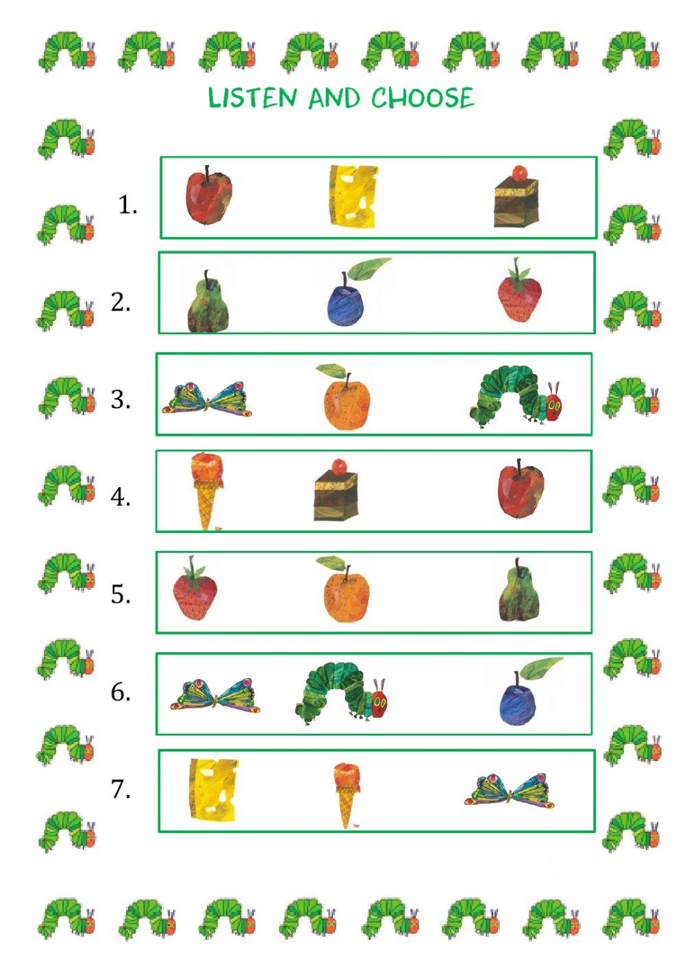 Listen and choose an option