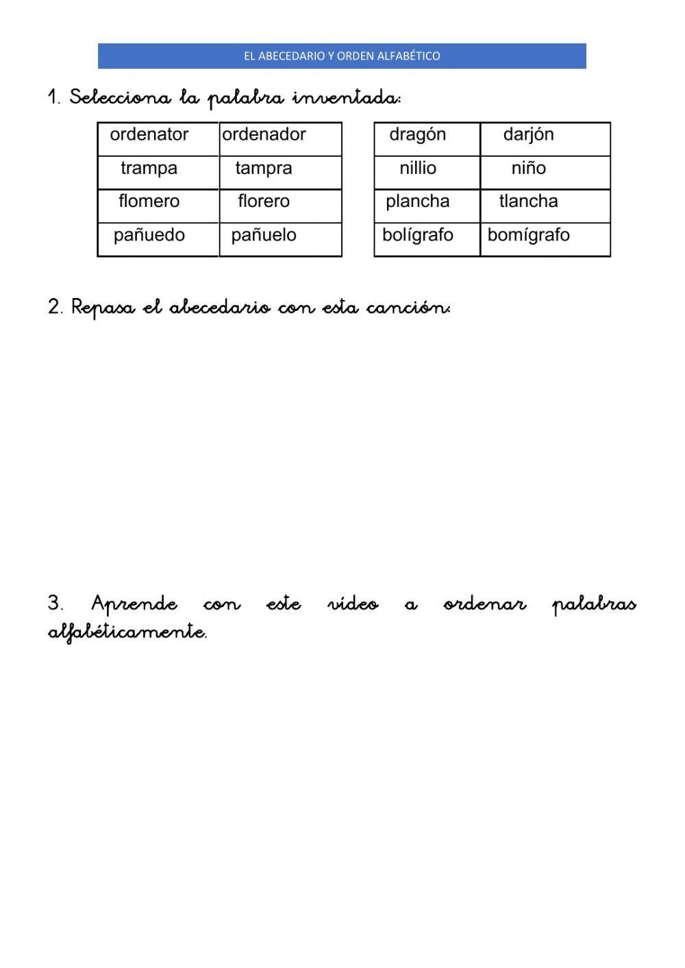 18mayo orden alfabético