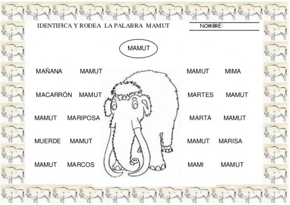 Busco la palabra mamut