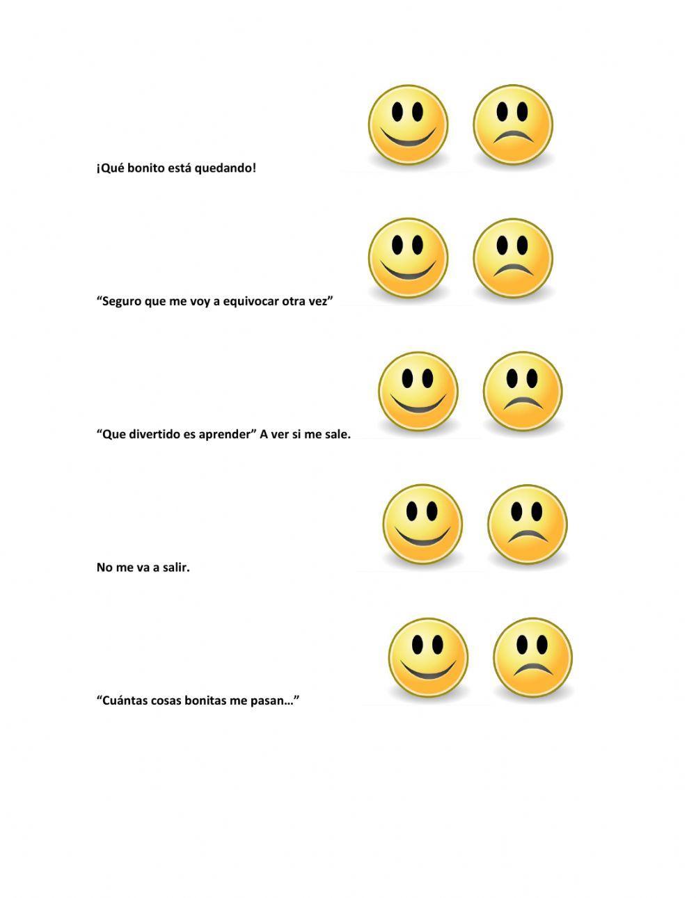 Pensamientos positivos