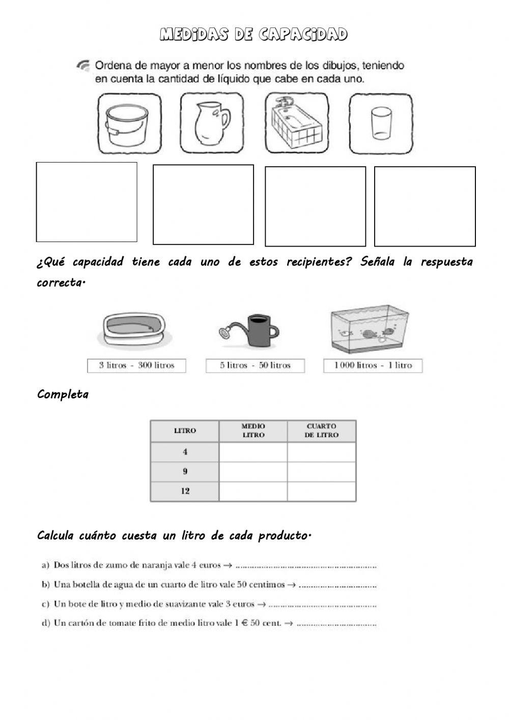 Fichada adaptada de medidas