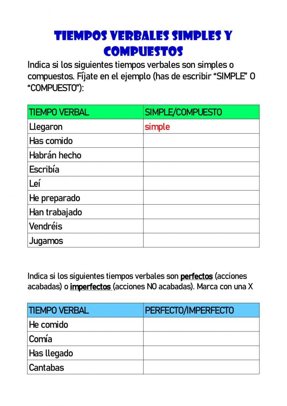 189030 tiempos verbales simples y compuestos