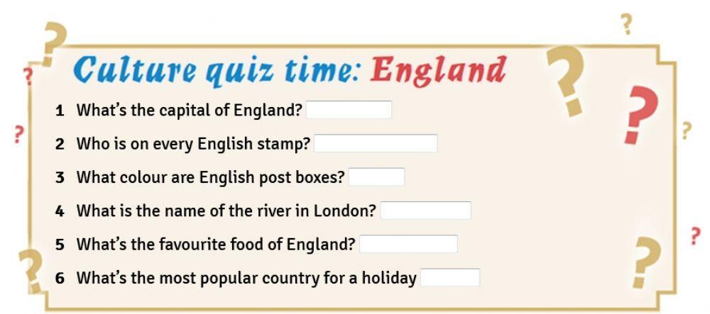 England quiz tiger 5 unit 1
