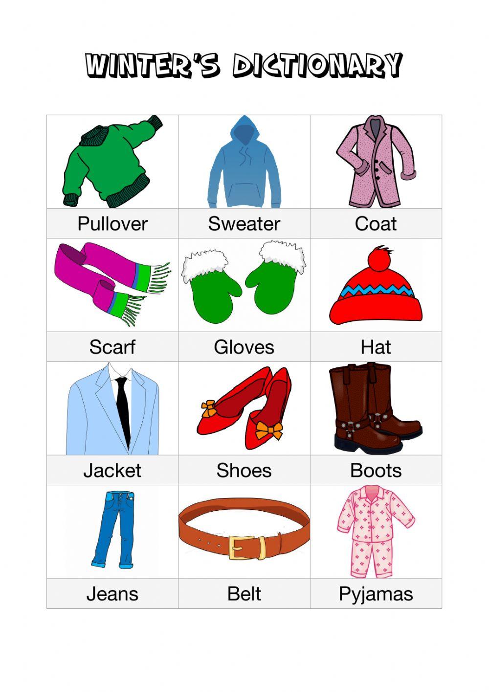 Speaking about clothes