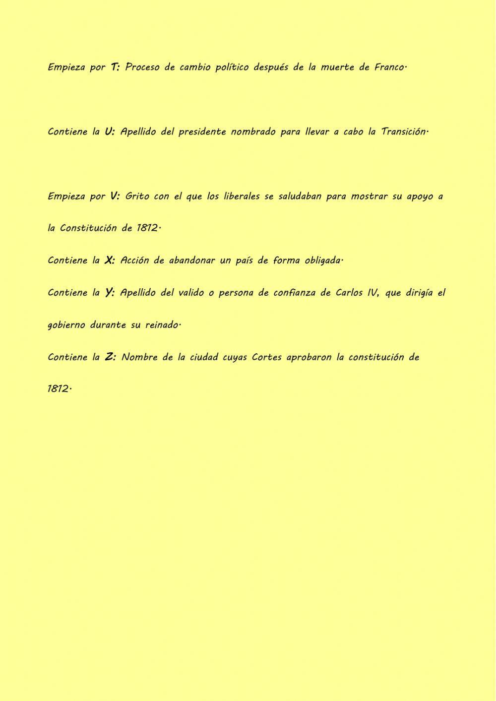 Pasapalabra historia de España