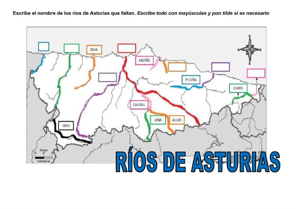 Rios de españa y asturias