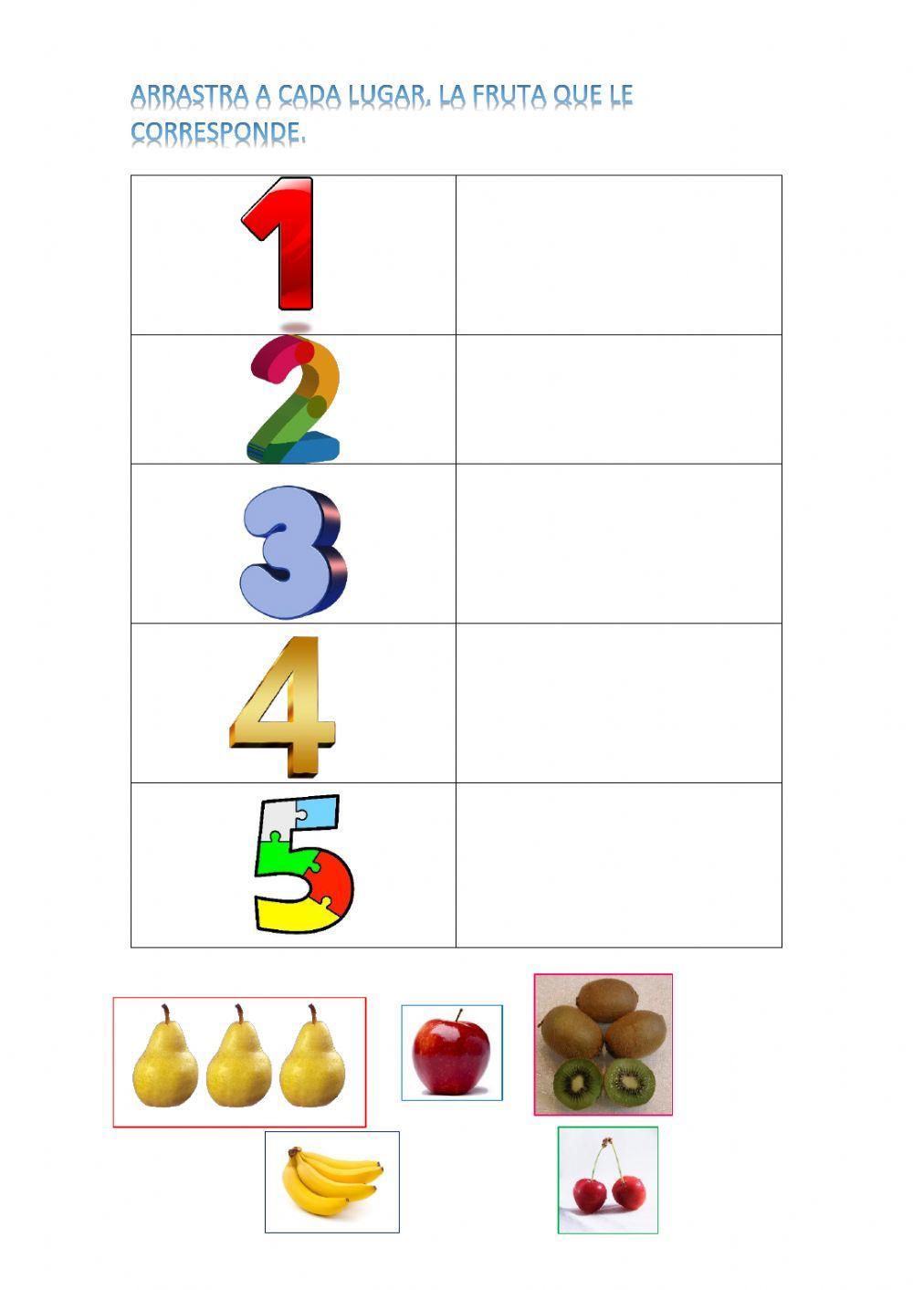 ¿CUÁNTAS FRUTAS HAY?