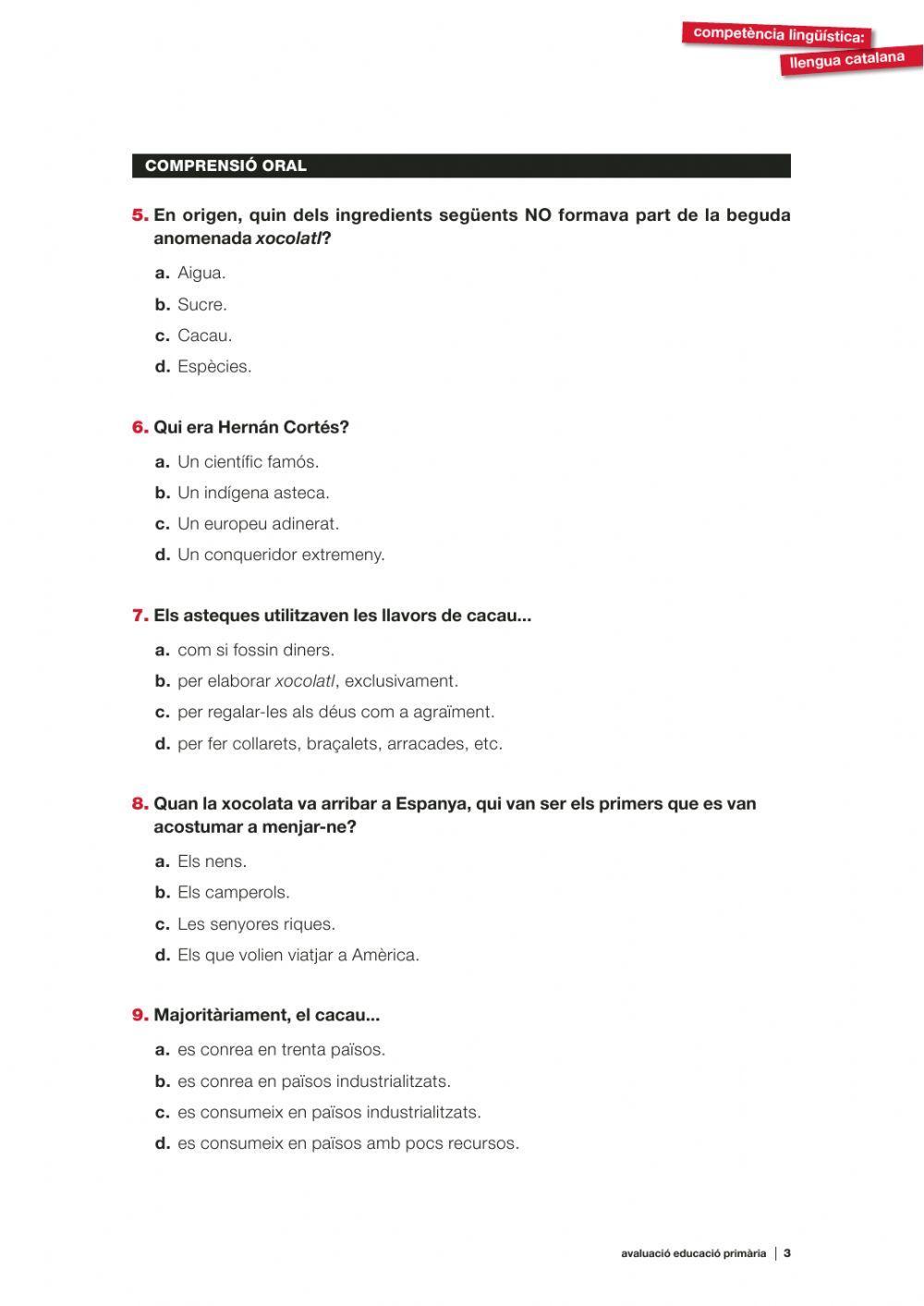 competència lingüística en llengua catalana 