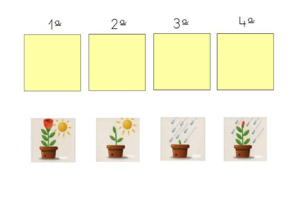 Secuencias temporales 4 viñetas