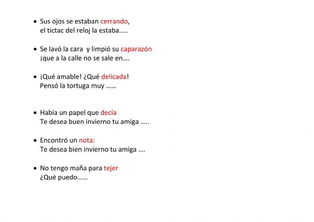 Cuento -La tortuga que quería dormir- Cuento -La tortuga que quería dormir-
