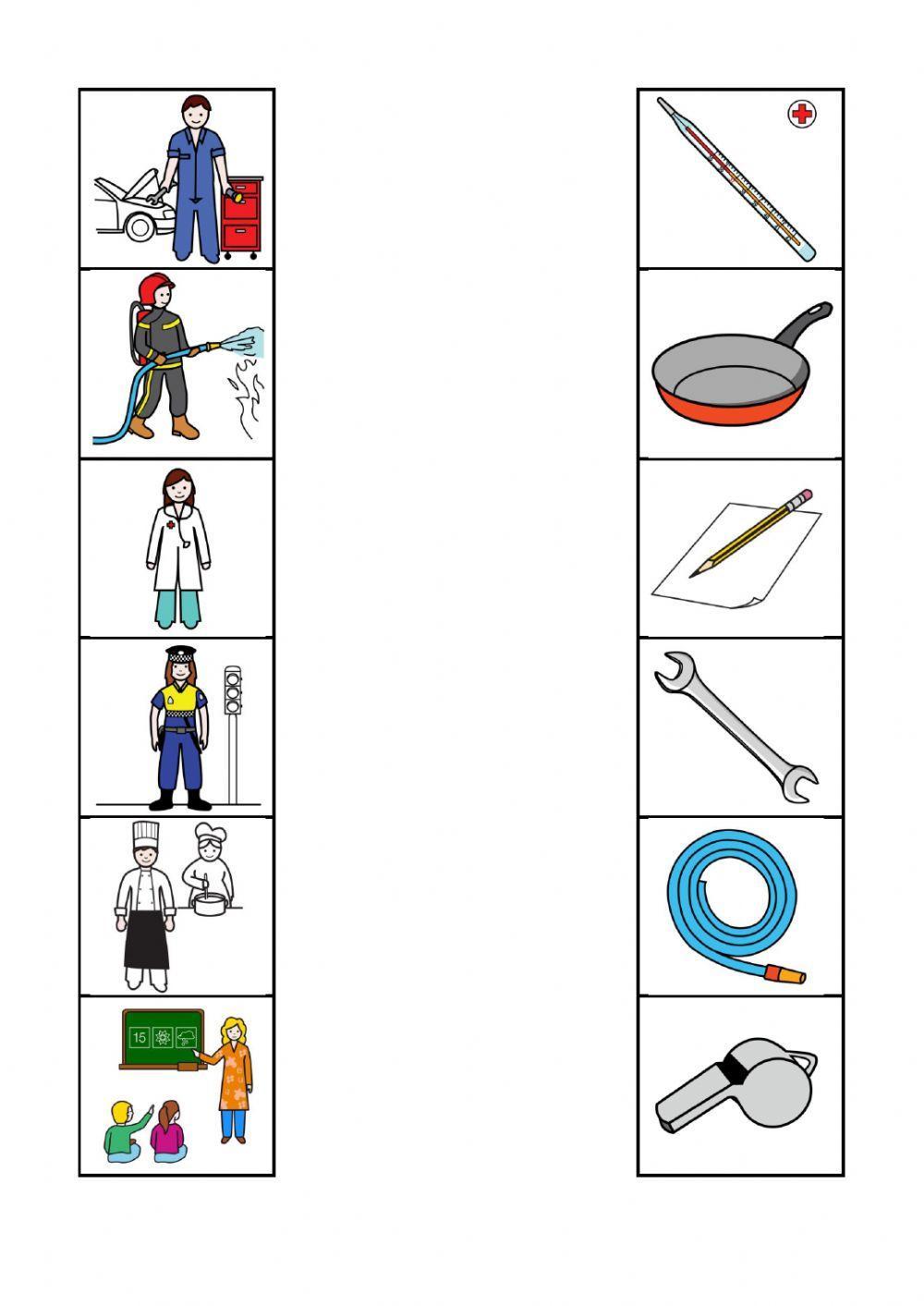 Profesiones y herramientas