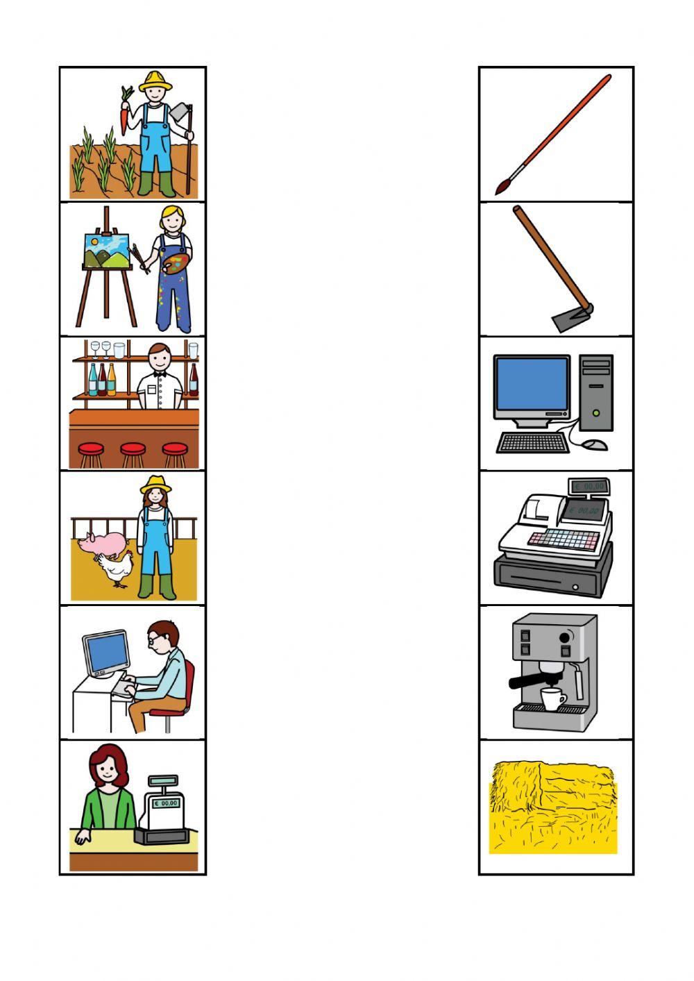 Profesiones y herramientas
