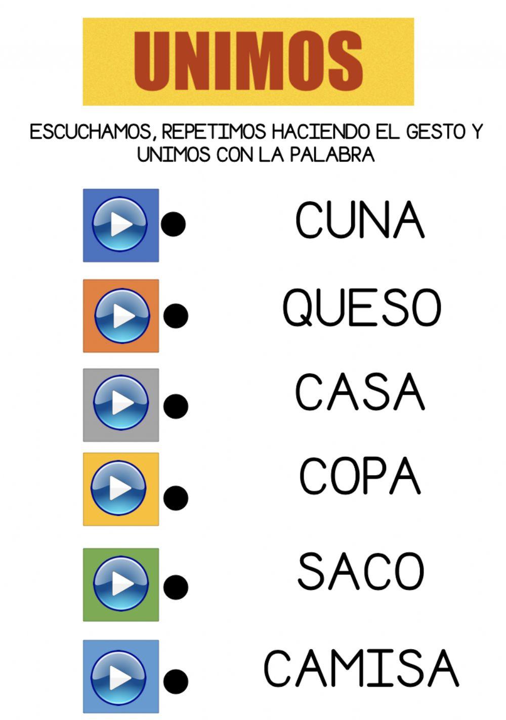 Unimos letras vistas