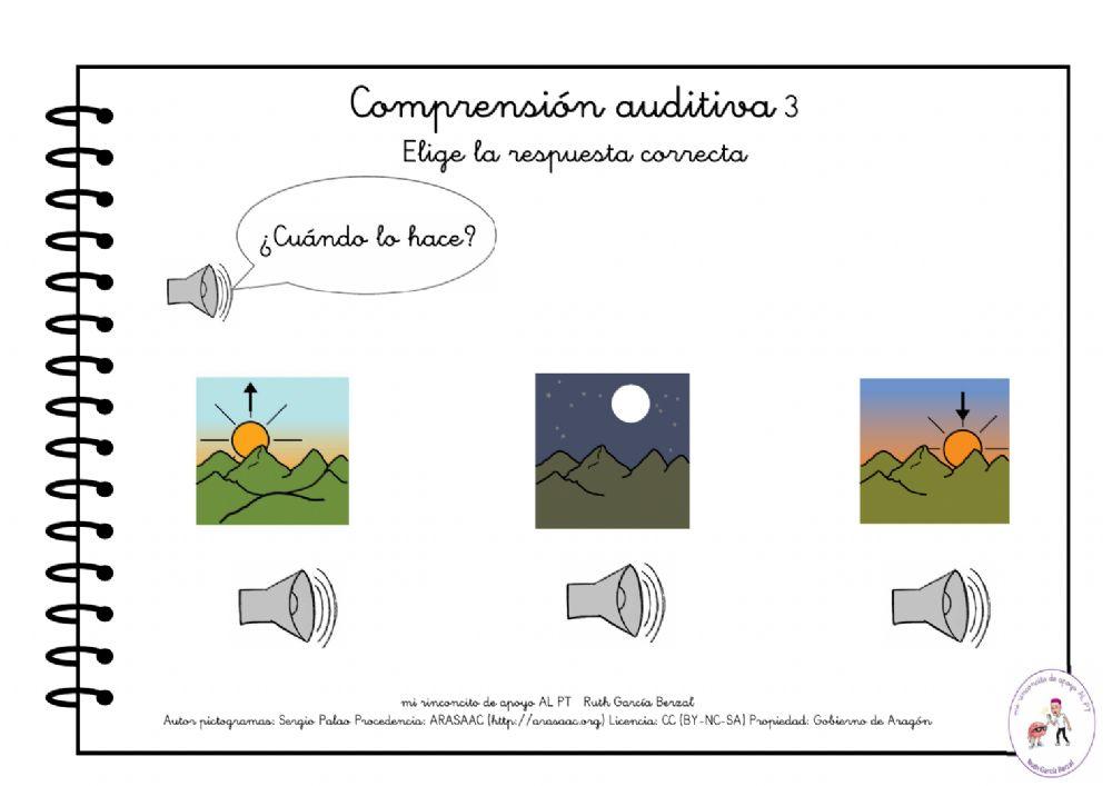 Comprensión auditiva 3