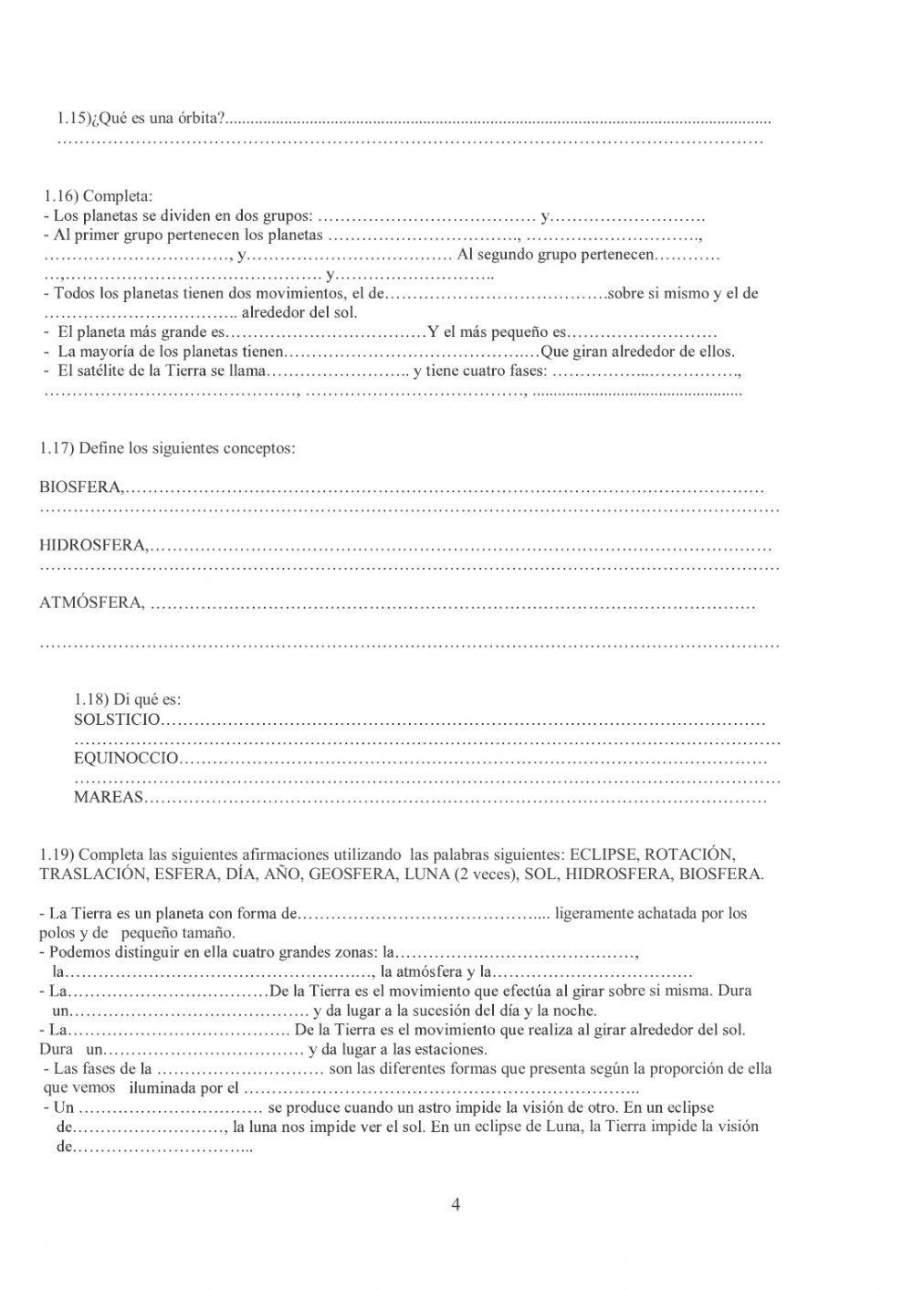 Recuperación 1ªev Biología