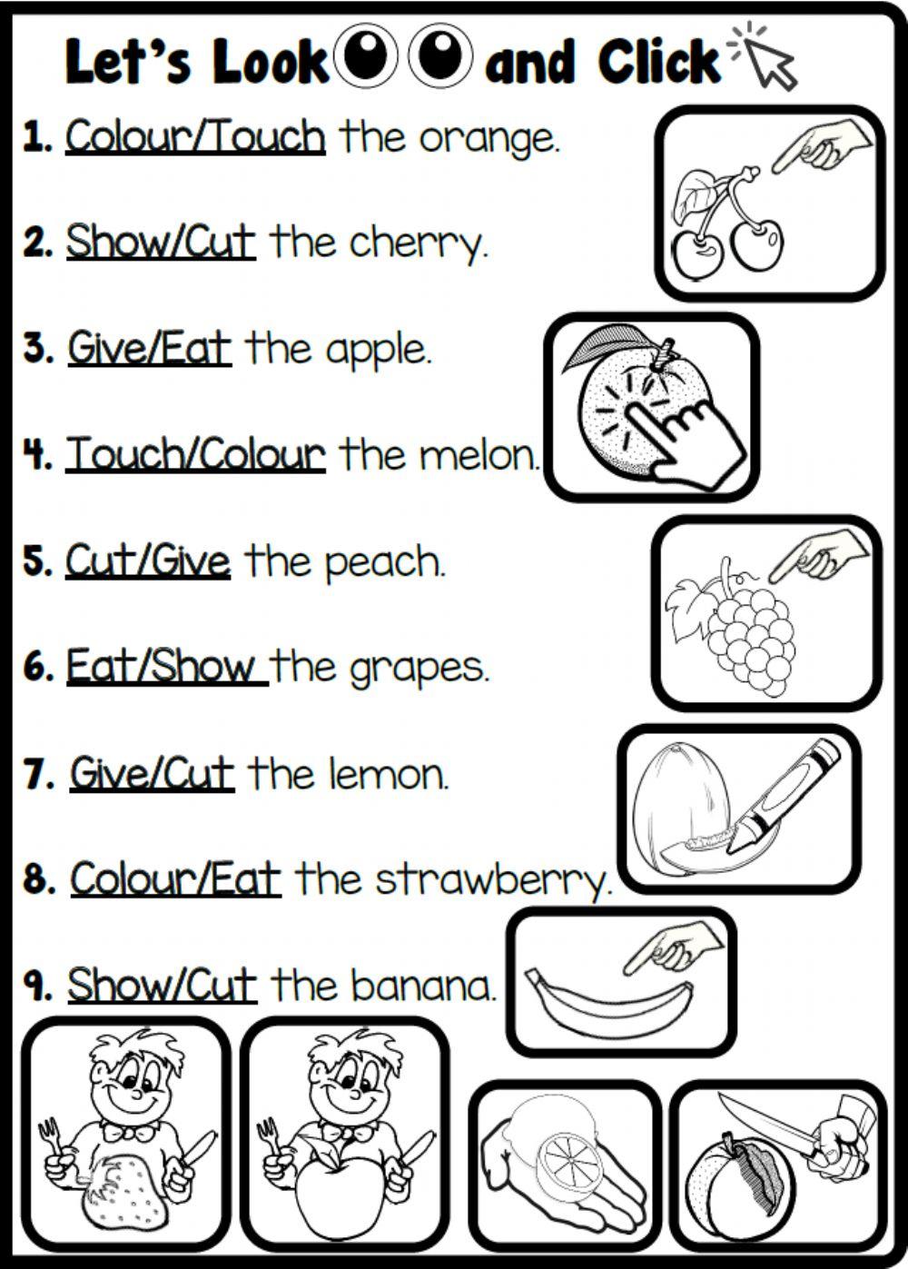 2.9.Fruits - Let's Look and Click