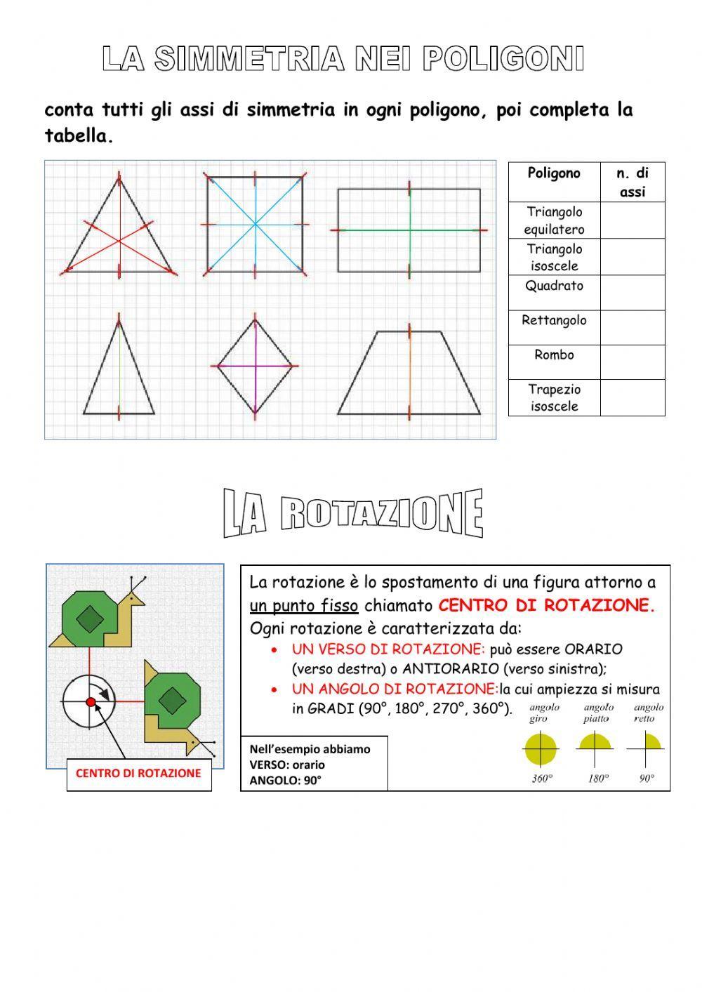Ripasso matematica geometria