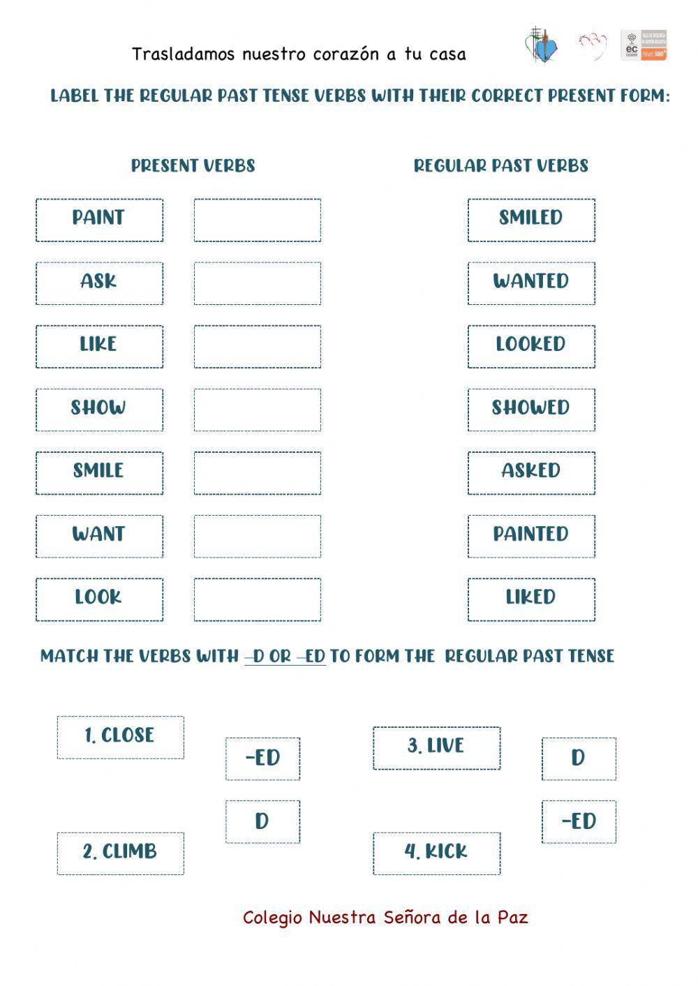 Regular Past Tense -ED-