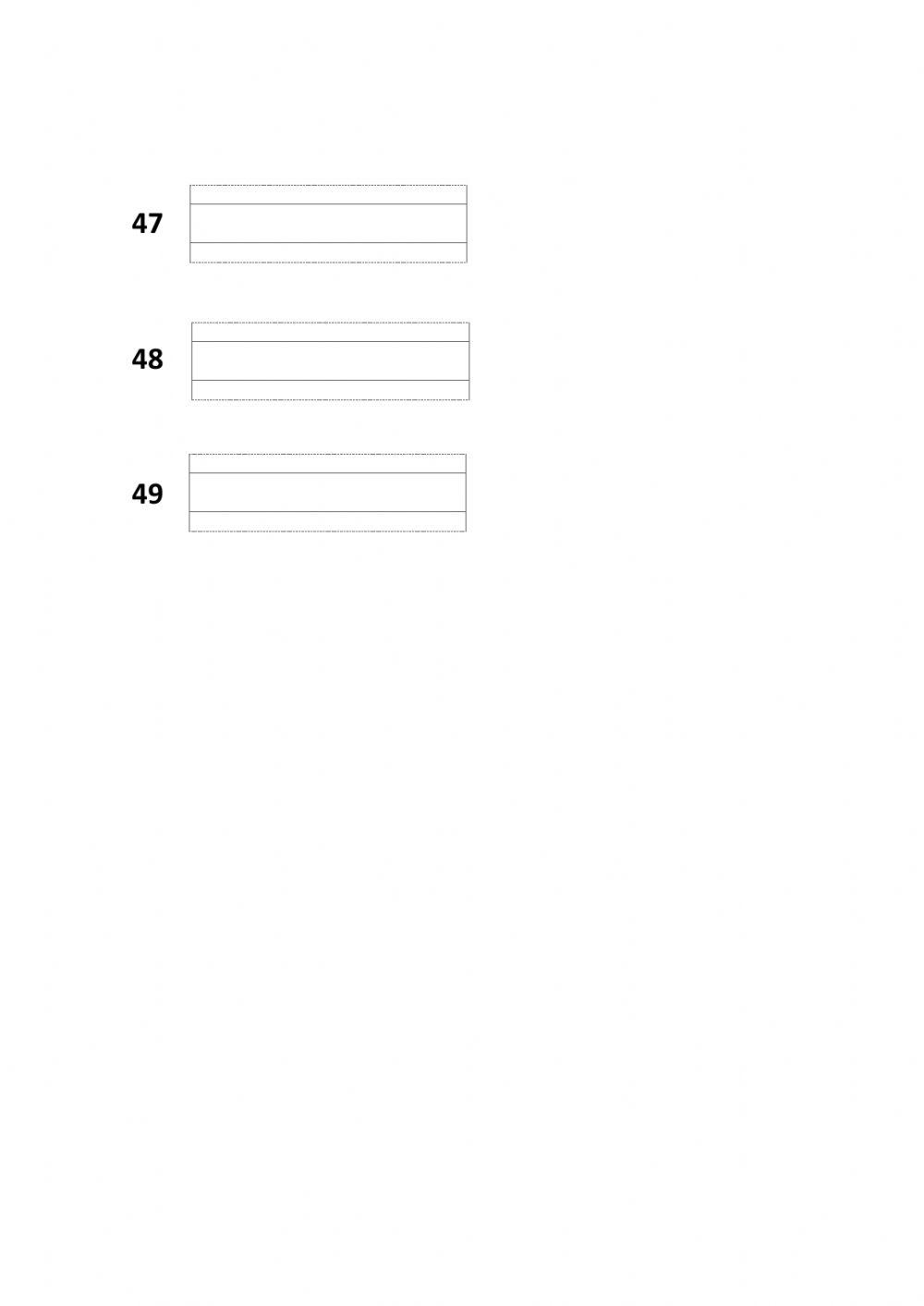 Escritura de números