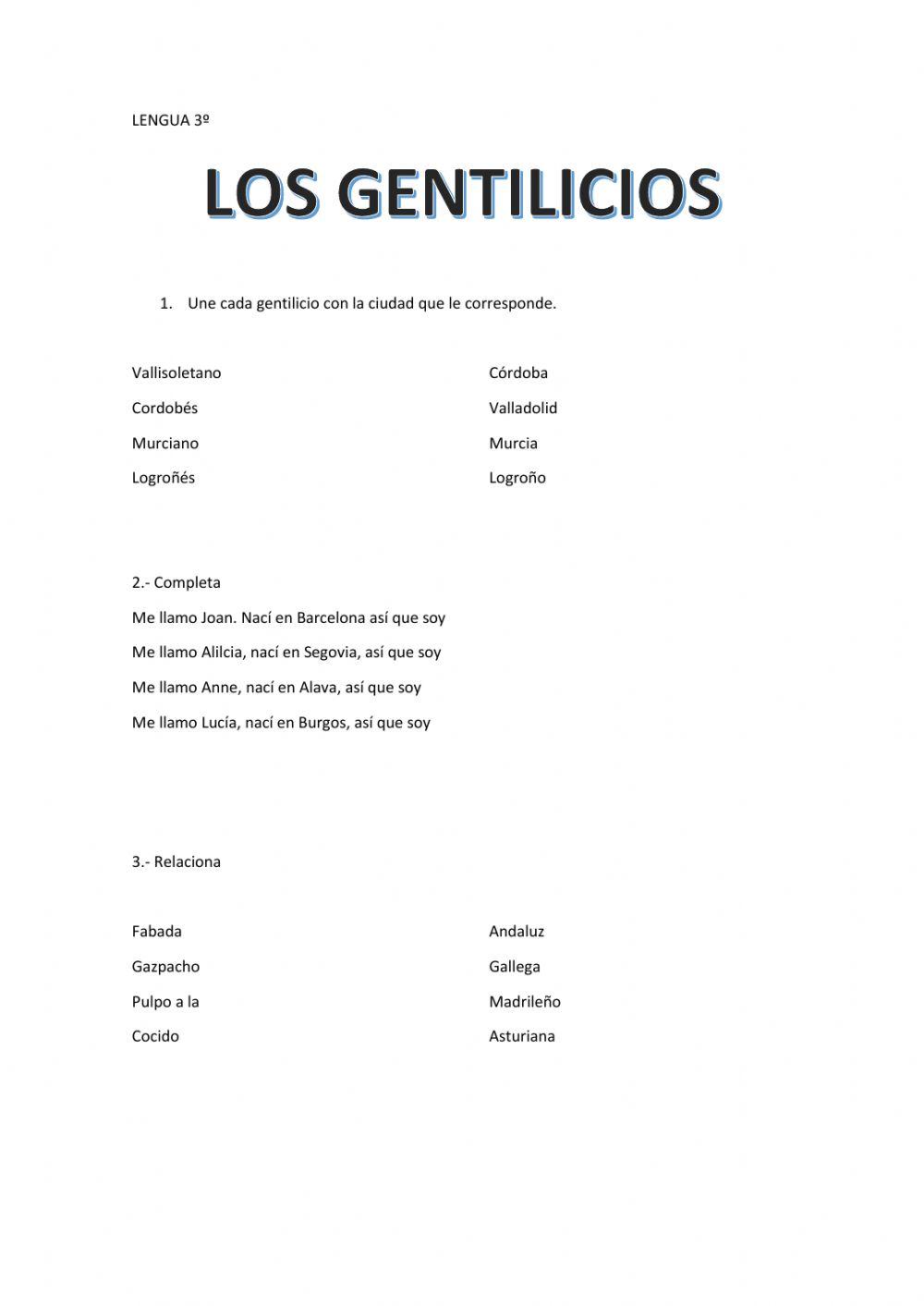 Gentilicios