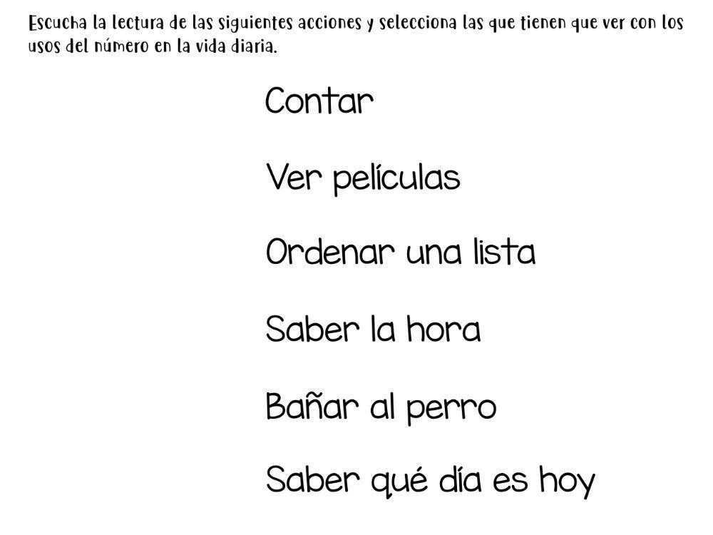 Evaluación Rimas y Números