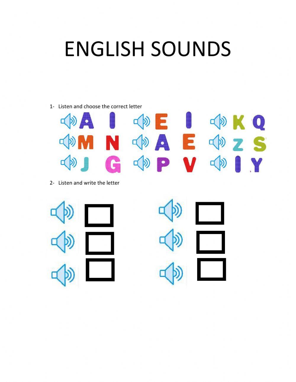 ENGLISH SOUNDS