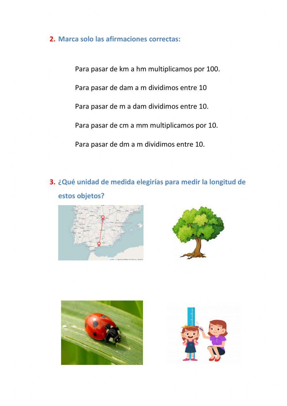 Las unidades de longitud