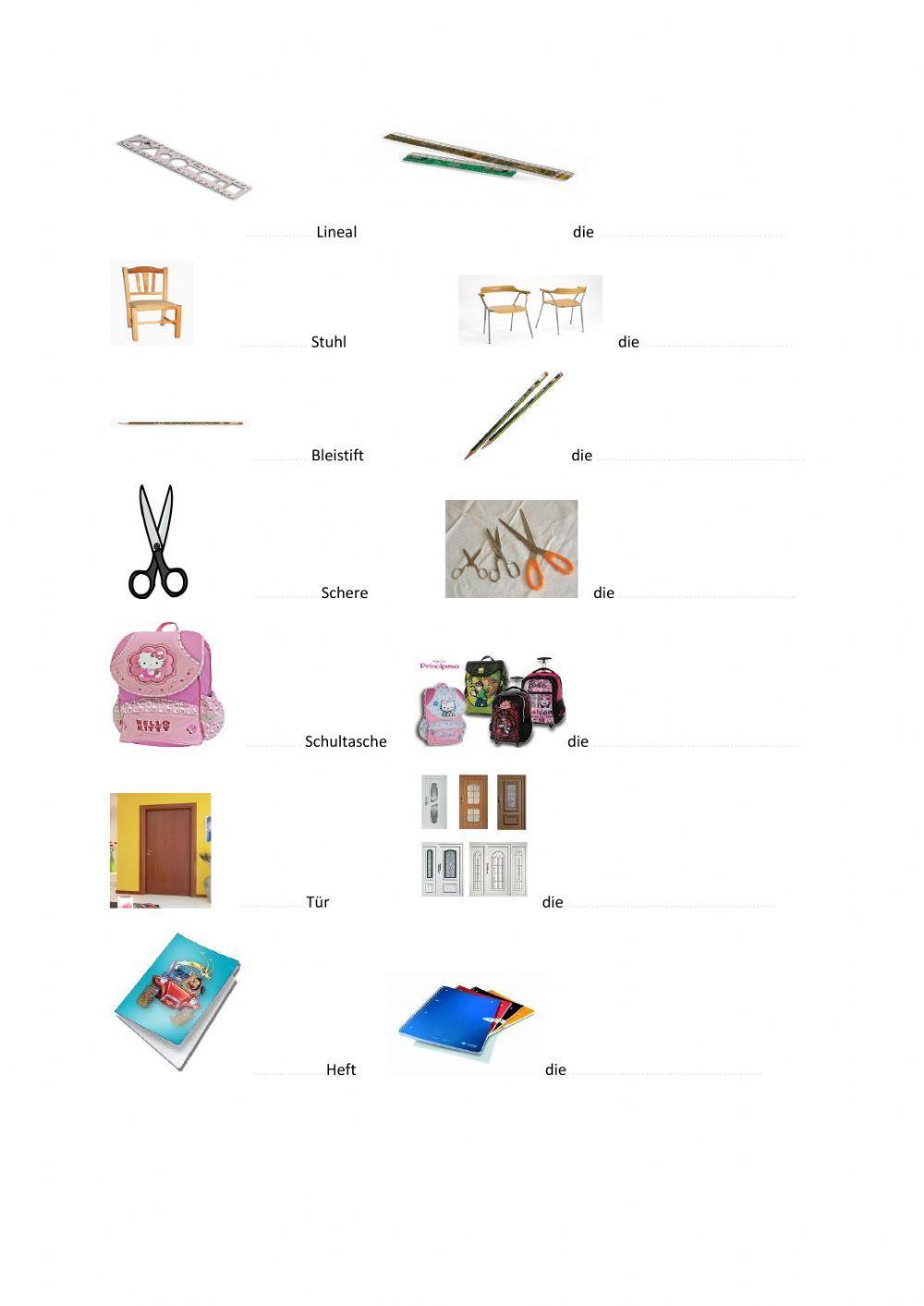 Plural (Schulsachen)