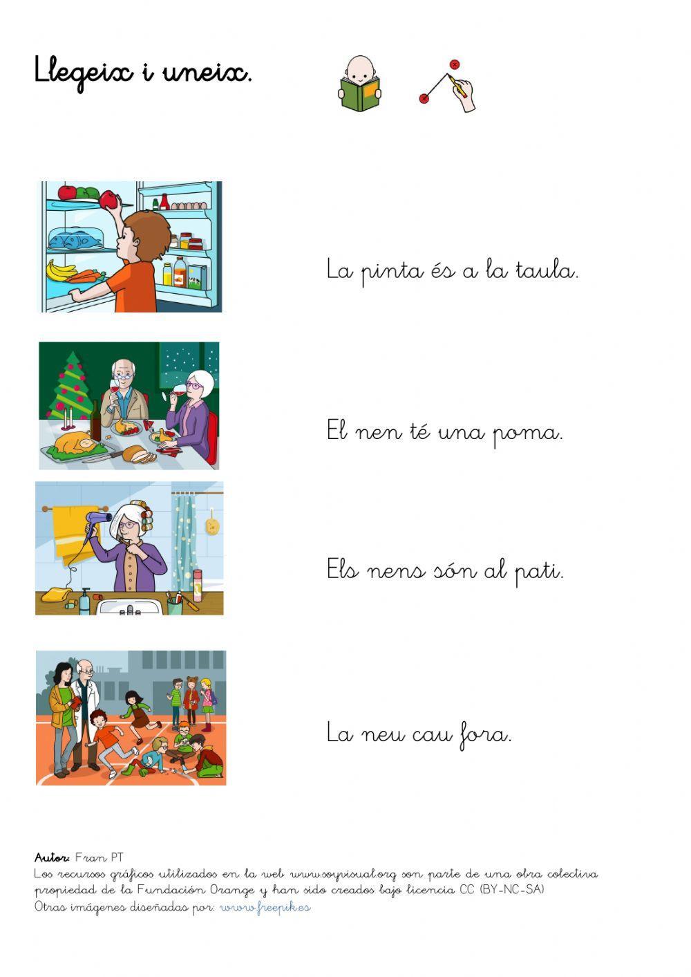 Comprendre oracions 1.