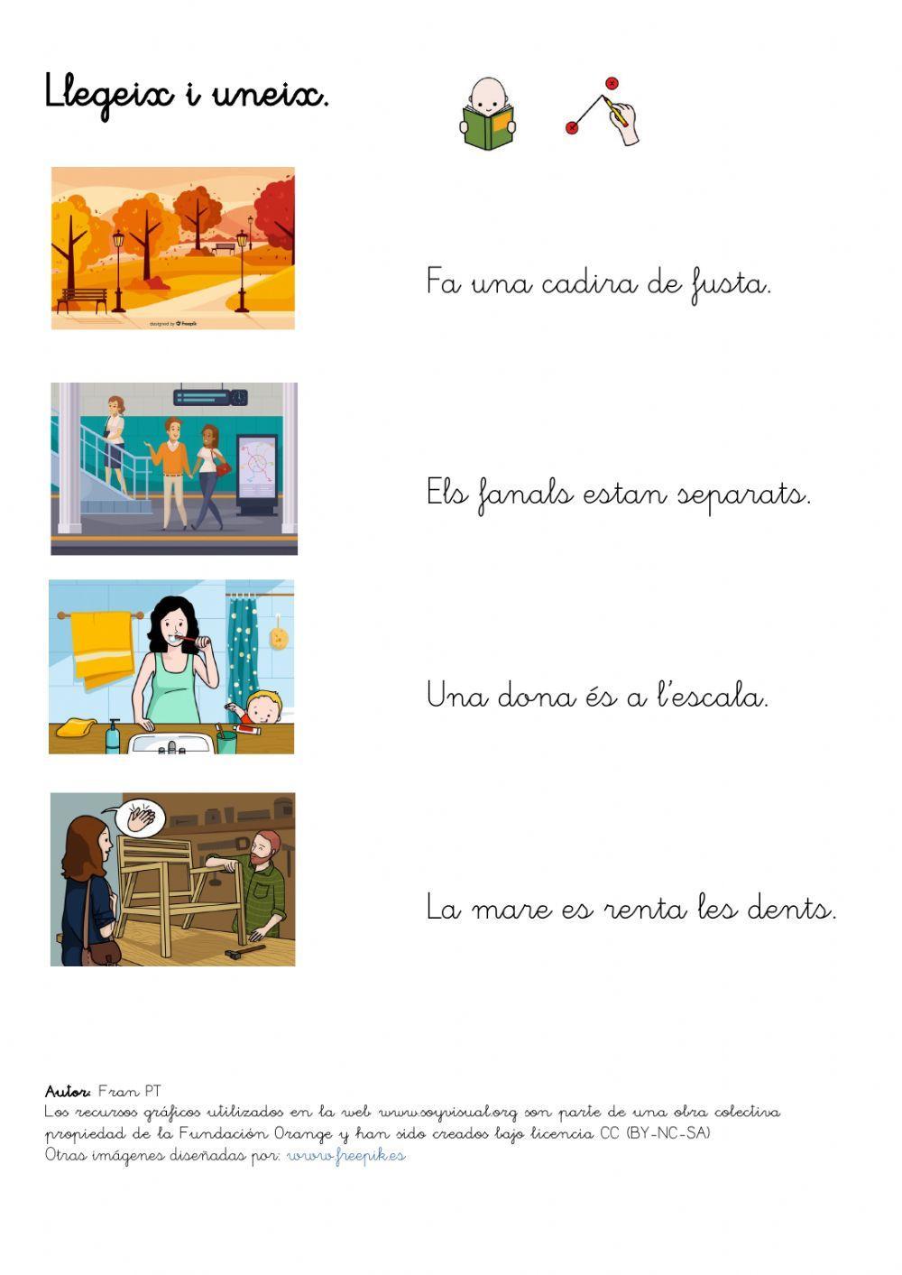 Comprendre oracions 1.