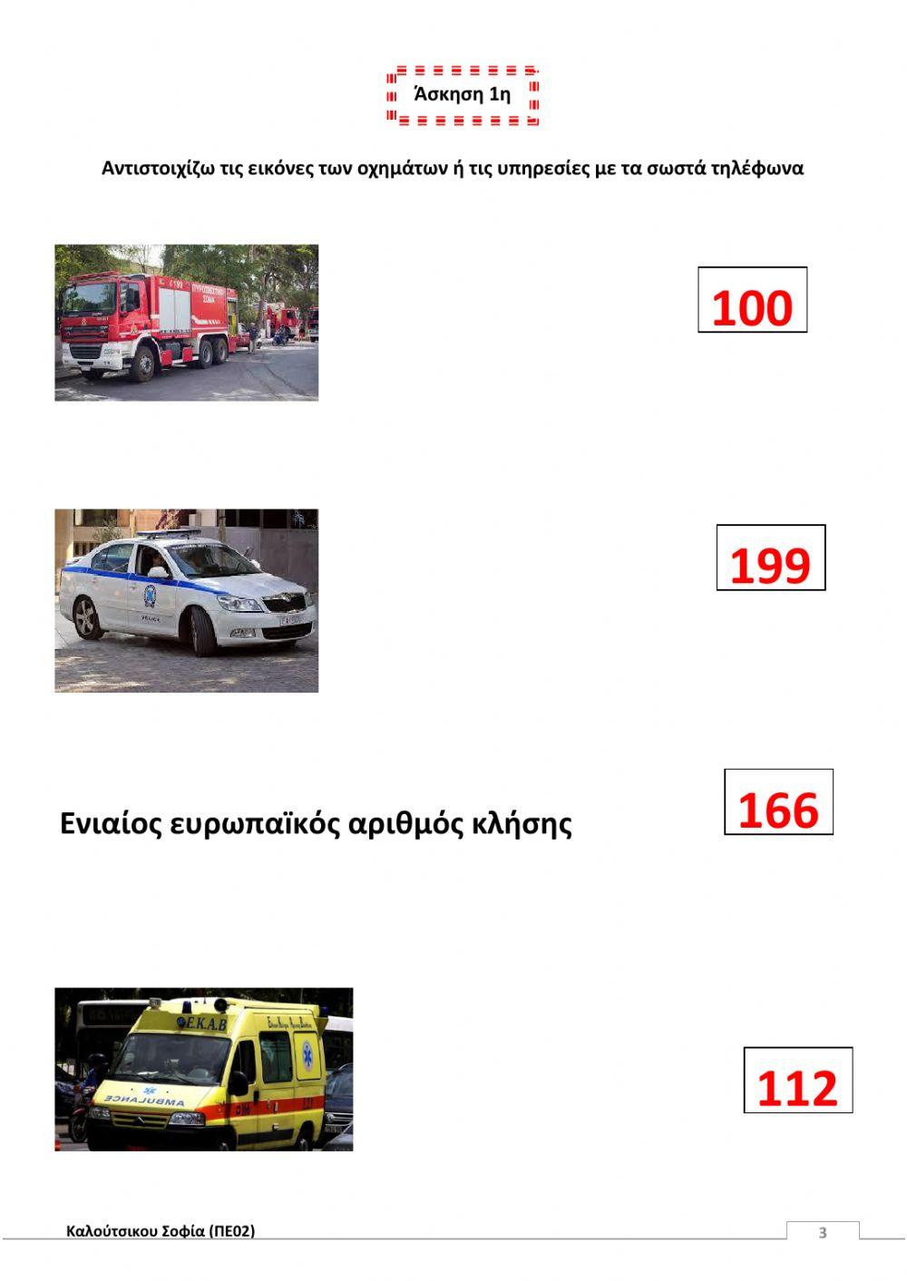 Τηλέφωνα έκτακτης ανάγκης