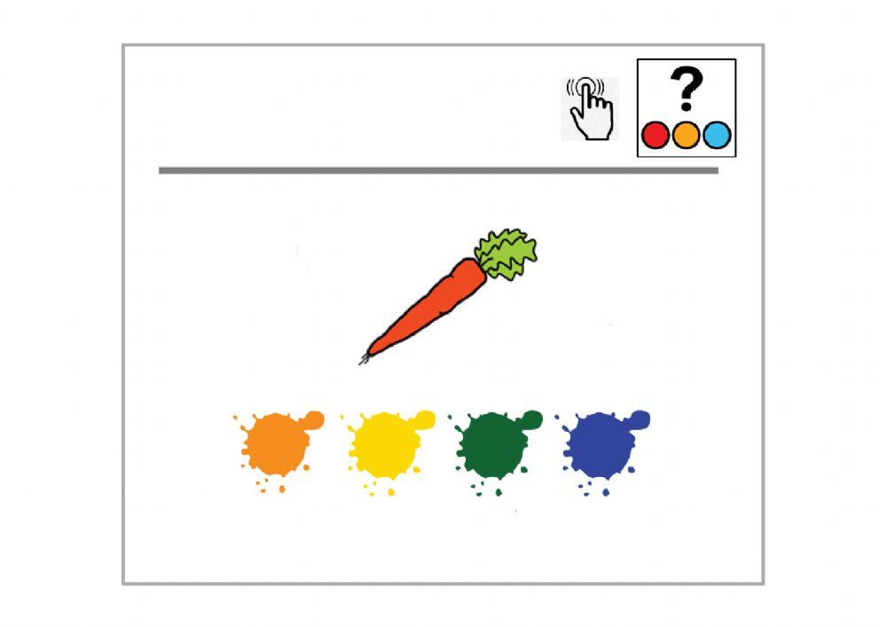 ¿De qué color es la verdura?