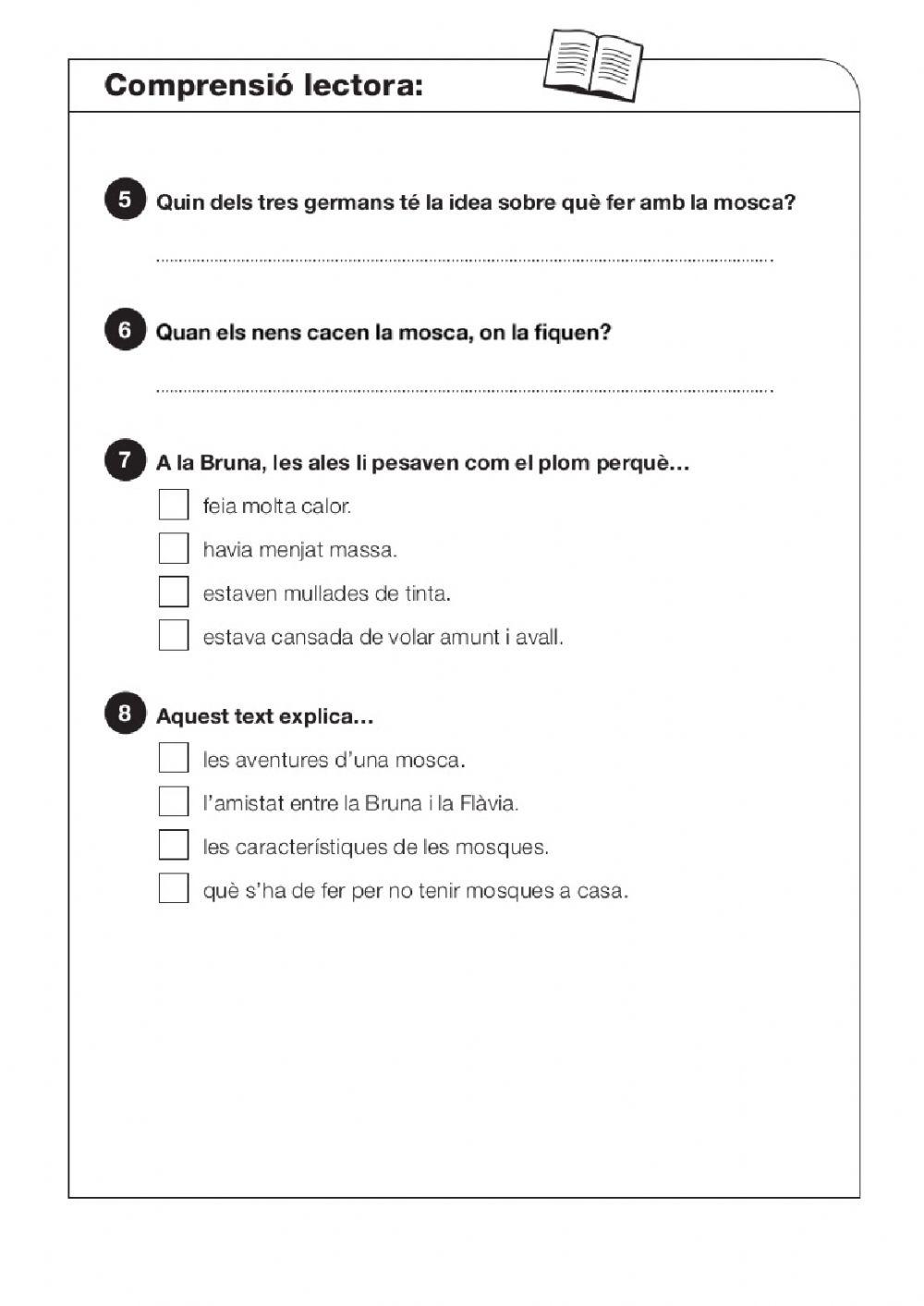 Comprensió lectora: La Bruna