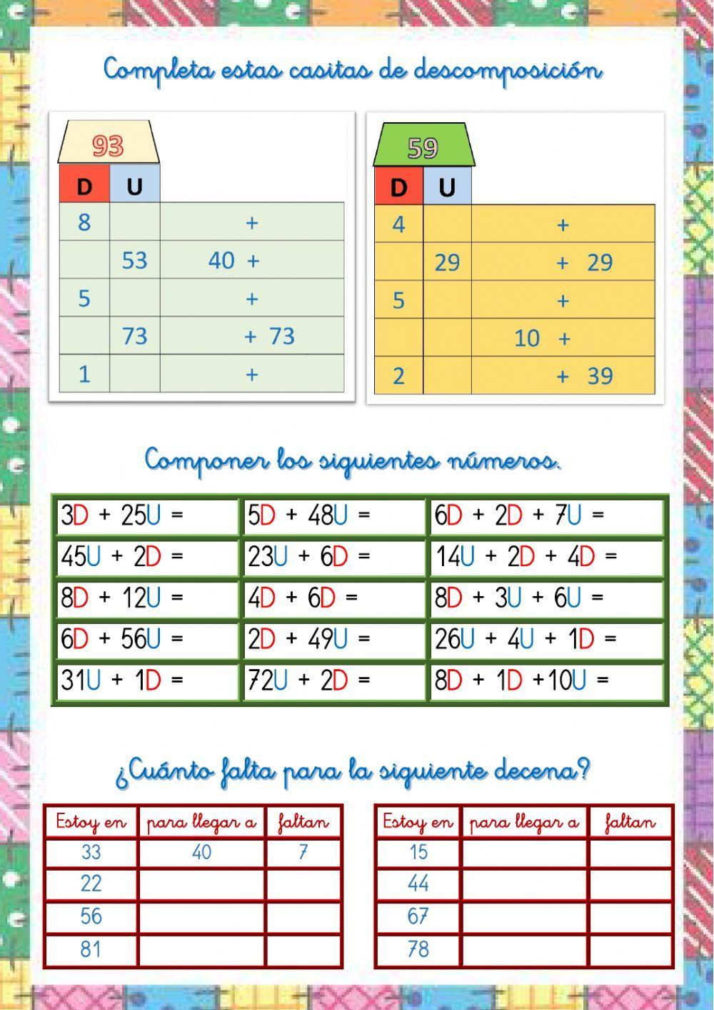 Descomposición numérica (2)