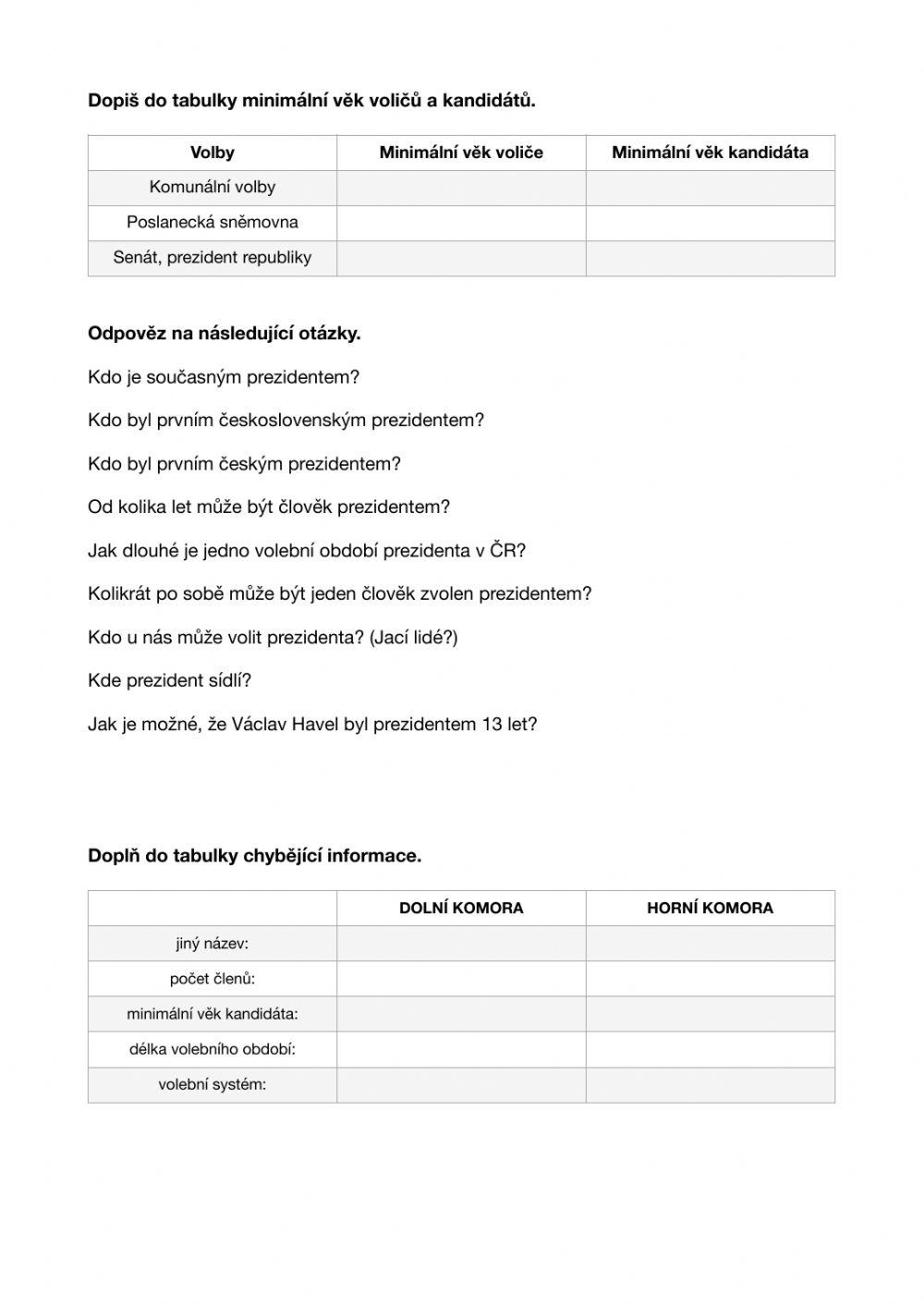 Stát - fungování státu