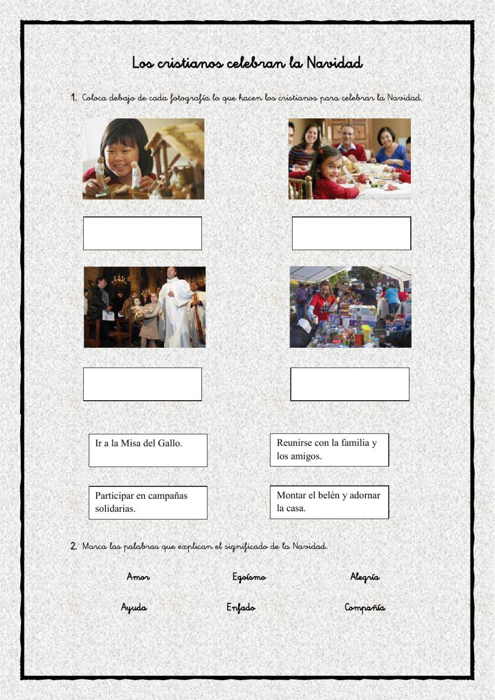 Los cristianos celebran la Navidad 2º