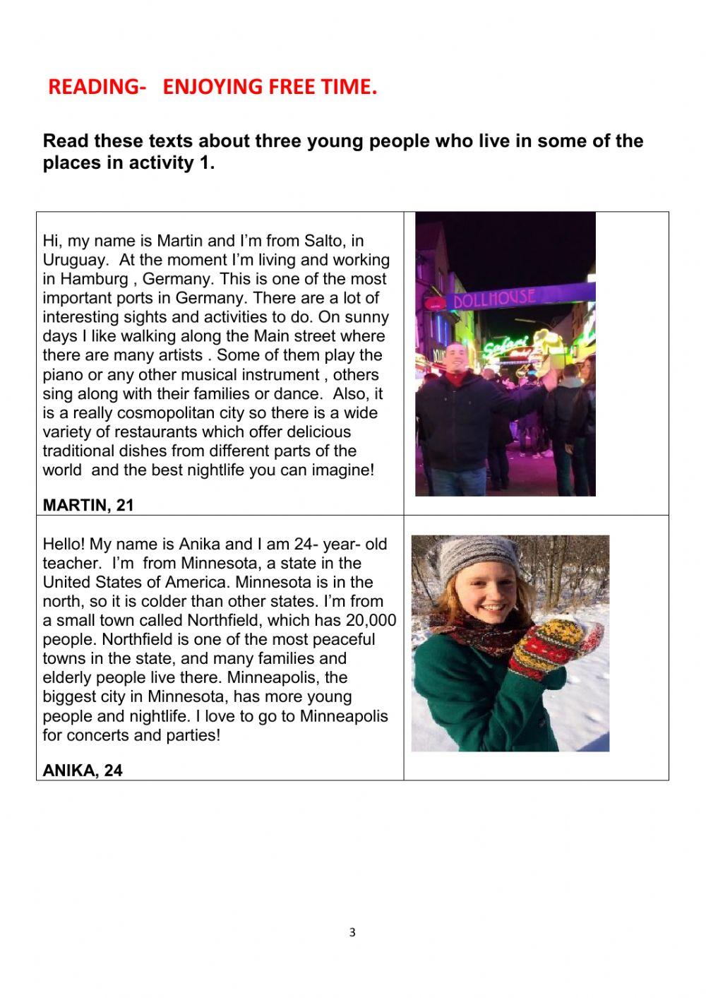 Unit 2 Places I would like to visit