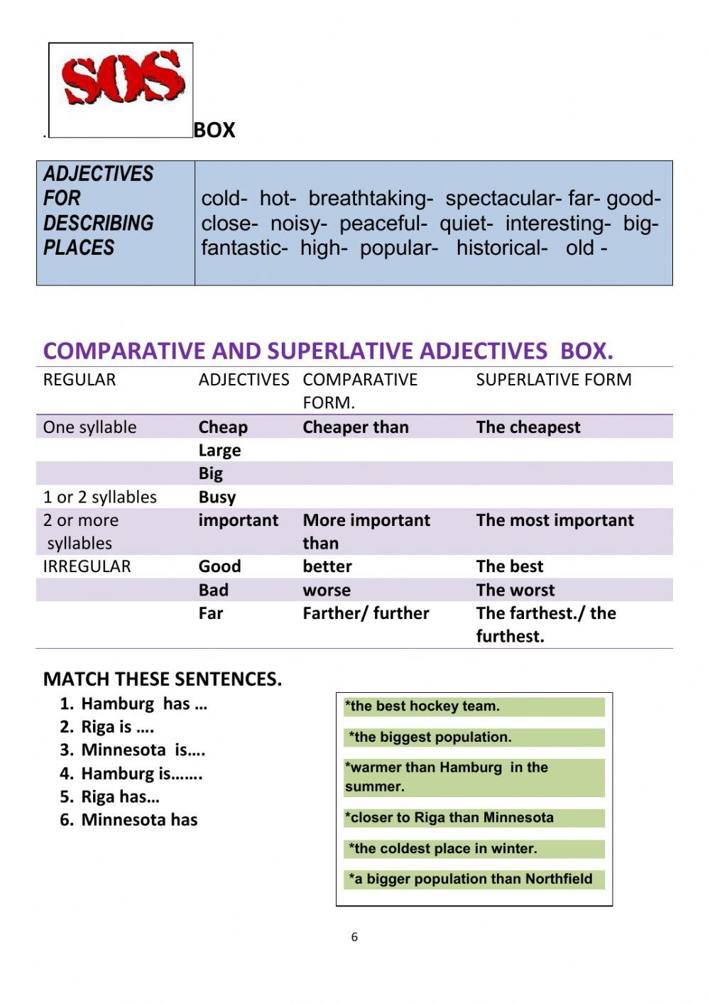 Unit 2 Places I would like to visit