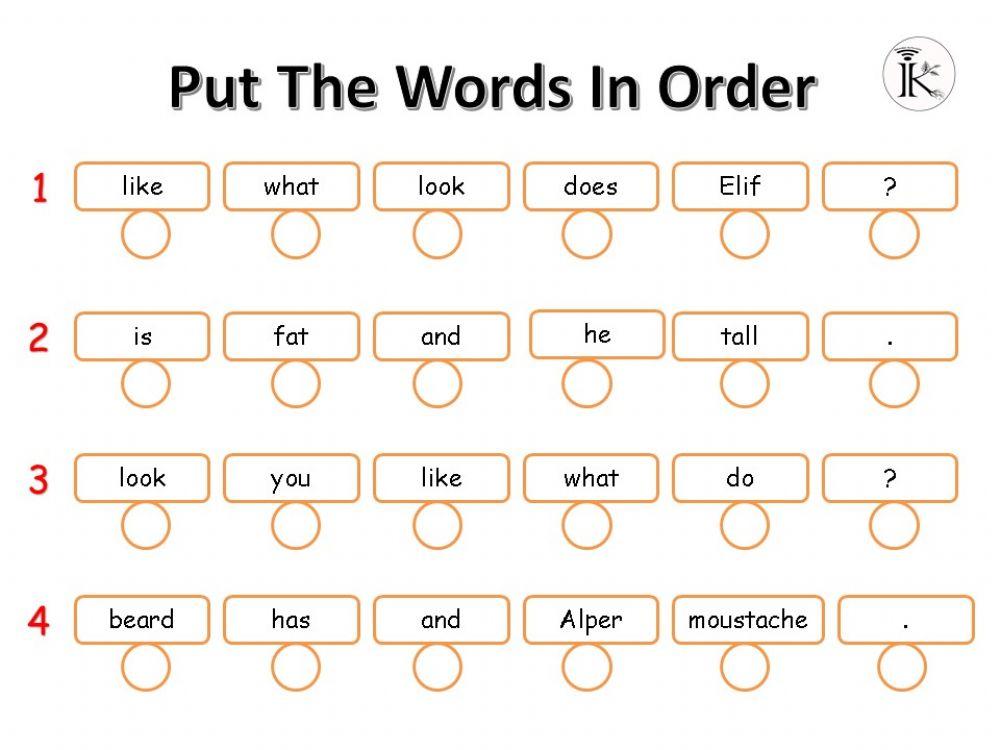 My Friend - Make Sentences