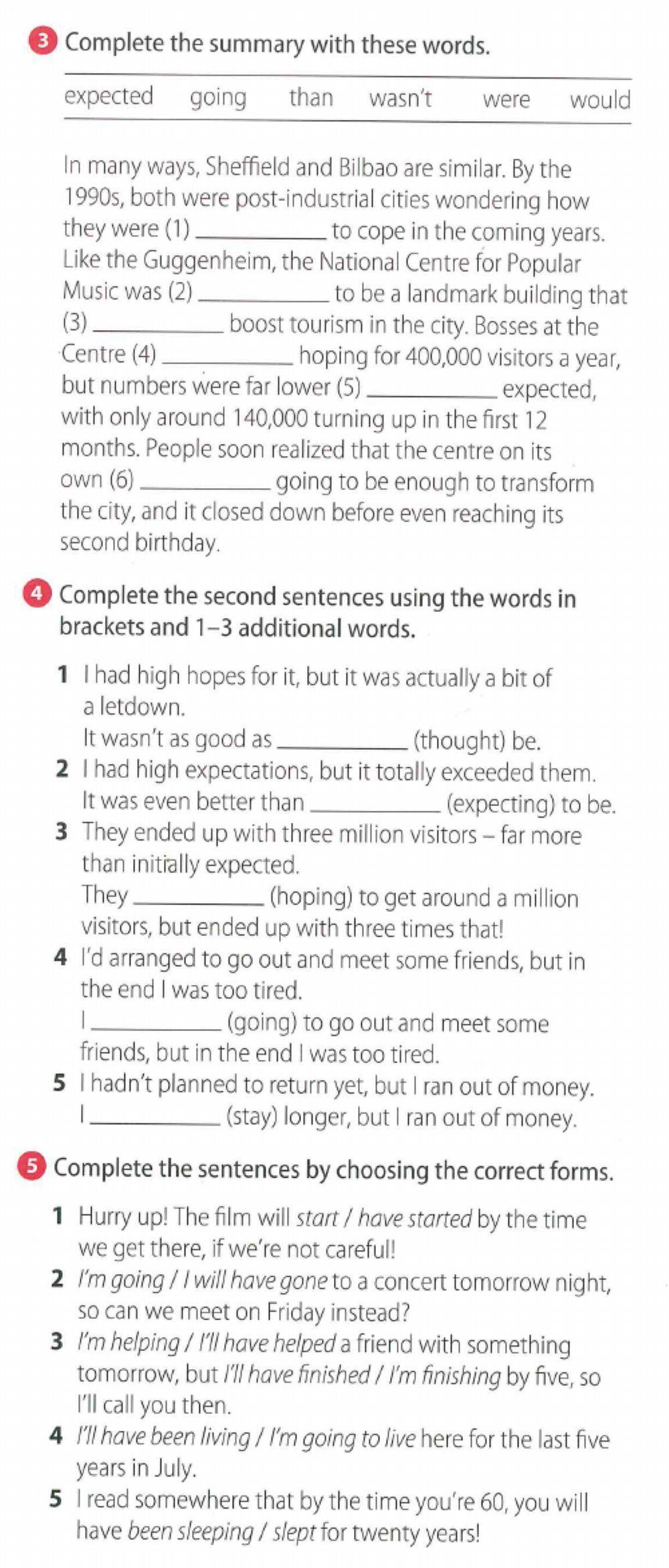 The future in the past