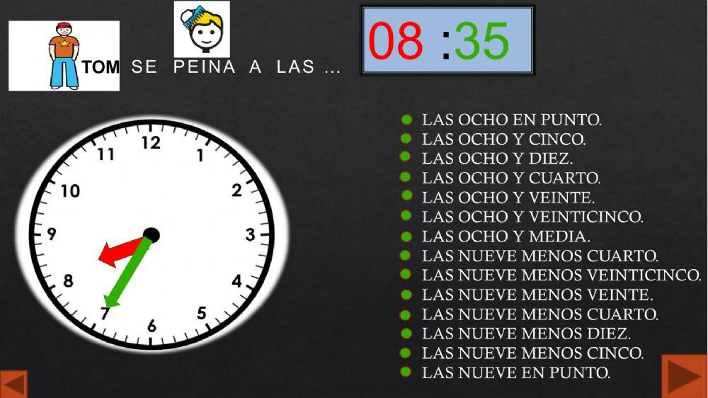 Aprendo las horas 2