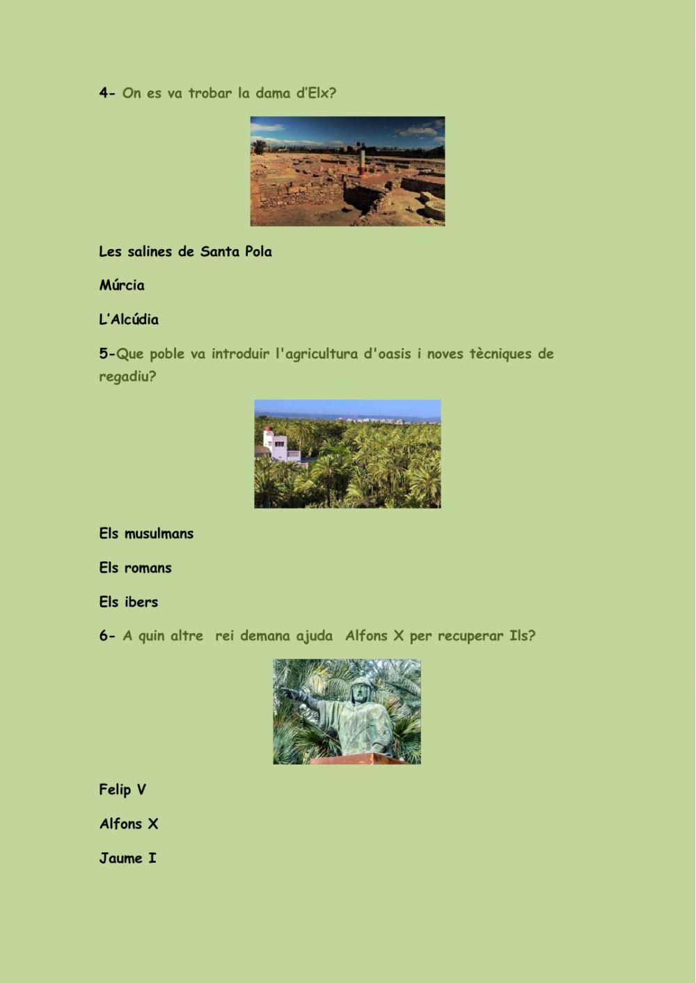 Un passeig per la història d'Elx