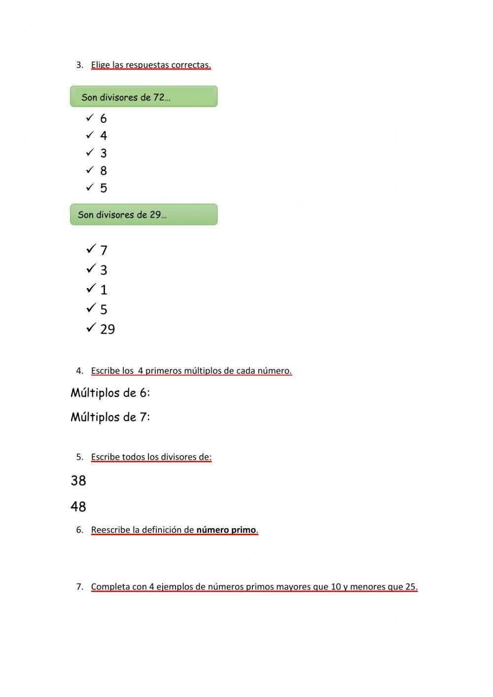 Tarea integradora de Matemática