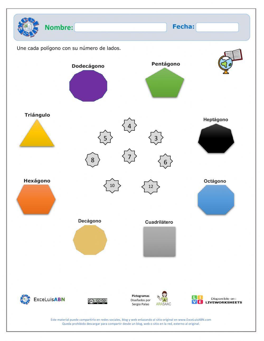 Número de lados de un polígono 01