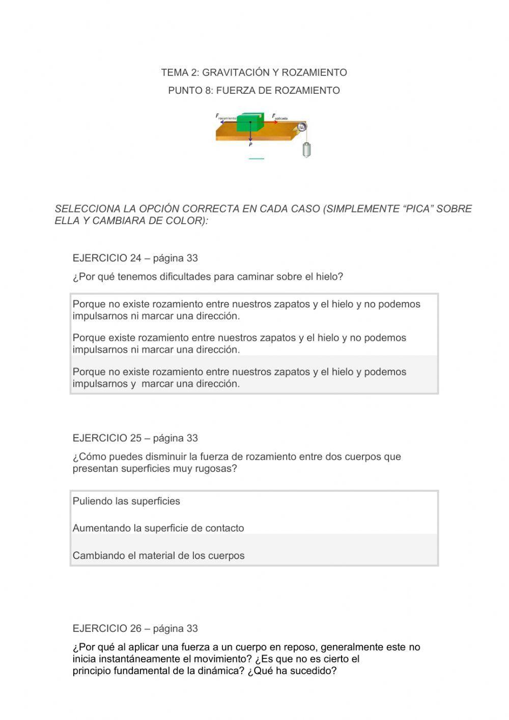 Fuerza de rozamiento