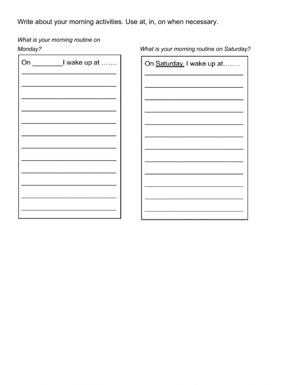 What is your morning routine?