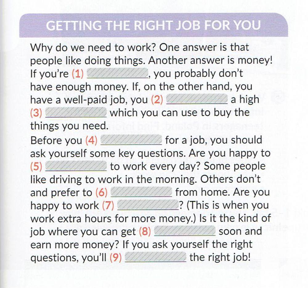 Choosing a profession