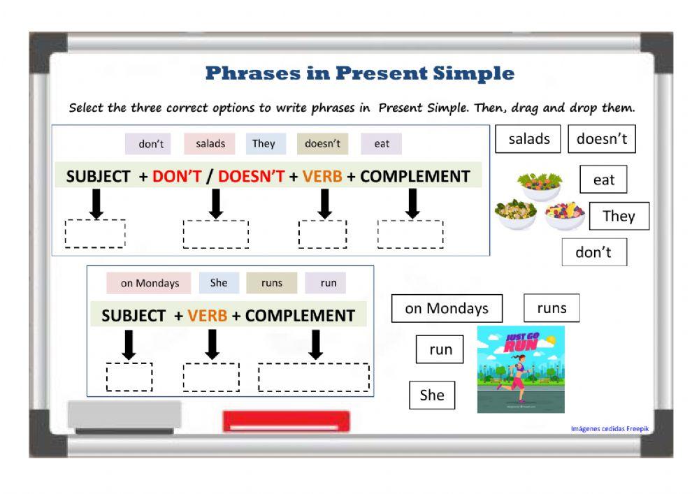 Present Simple Affirmative and Negative