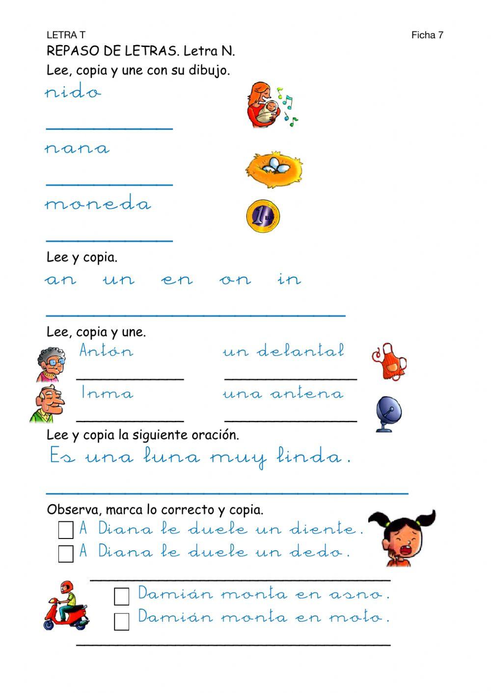 Lectoescritura-Ficha 7-Repaso N