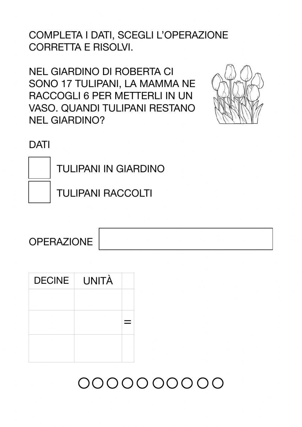 Problemi con addizione e sottrazione